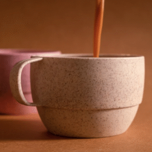 Wheat Straw Mugs – Set of 4 (350 ml) - Image 2