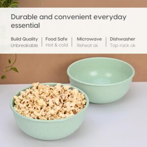 Eha Set of 4 Earth-Friendly Multipurpose Bowls for Kitchen | 600 ml | Made with Bamboo Fibers & Rice Husk - Image 5