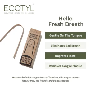 Bamboo Tongue Cleaner - Set of 2 - Image 3