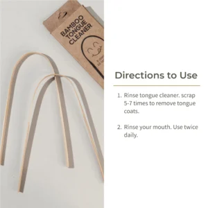 Bamboo Tongue Cleaner - Set of 2 - Image 5