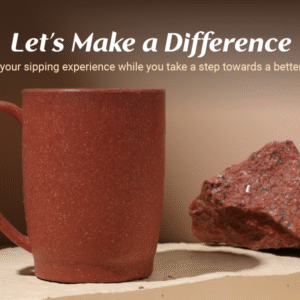 MAE Coffee Mug with Lid | 370 ML | Made with Rice Husk | Eco Friendly & Sustainable Cup | Insulated | Microwave Safe | Travel Friendly | Spill Proof | Office | Home | Gift | Mug | Cup with lid | 2 pc - Image 5