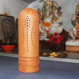 CRAFTLIPI Straw Incense Stick Stand with Pure Dhuna (Natural Resin) Sticks 100pcs : Combo - Image 3