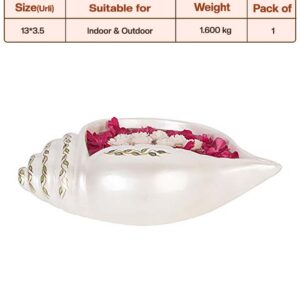 Art Potteries Village Decor Terracotta Sangu Urli (Sangu Urli), 500 Liter, White - Image 4