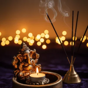 The Handicraftian Exclusive Terracotta Material Modern Ganesh Bowl Diya for Diwali Decoration Items for Home Decor - Image 4